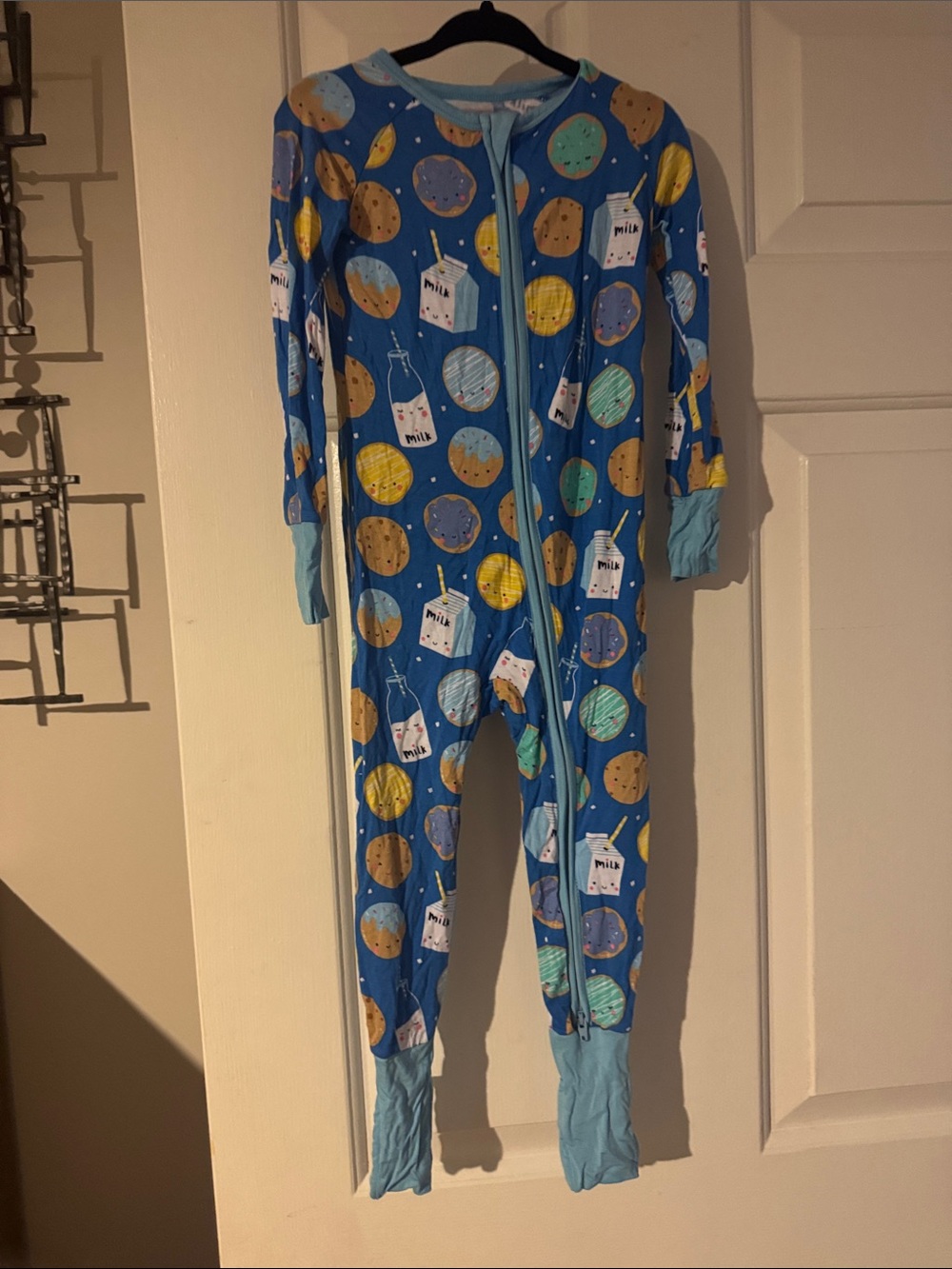 Little Sleepies Cookie & Milk One-Piece Pajama Sleeper